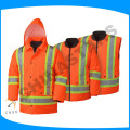 Ropa de seguridad impermeable multifuncional reflectante 3-1 chalecos de seguridad ansi